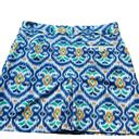 Peter Millar  Moisture Wicking Skort Womens Golf Athleisure Colorful Size 12 Blue Photo 1