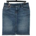 Ralph Lauren  Polo Jeans Justine Denim Stretch Skirt Womens W29 Used Photo 0