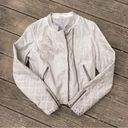 Free People  Vegan Tan Leather Moto Jacket Size Small Photo 27