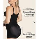 Leonisa Boyshort Contour Booty Lifter Shapewear 018678N Black Size Small Photo 2