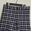 Amanda & Chelsea  Black & White Windowpane Grid Crop Ankle Pants Size 4 Photo 2