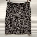 CAbi  Jungle Animal Print Ponte Pencil Skirt #3402 Size 6 Photo 3