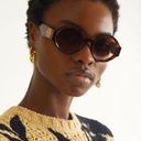 Loewe Story Round Frame Tortoiseshell Acetate Sunglasses Photo 0