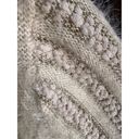 Ark & Co. Womens Large Cream/Almond colored mohair style sweater by . Photo 7