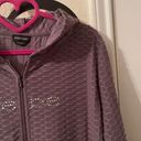 Bebe Womens plus size purple work out hoodie size 2X New Photo 2