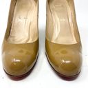 Christian Louboutin  Nude Patent Leather Ron Ron Zeppa 85 Wedges Size 8/38.5 Photo 3