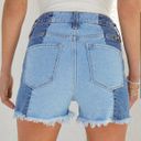 KanCan USA KanCan Two Toned High Waisted Shorts Photo 1