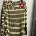 Isabel Maternity NEW  Ingrid & Isabel Long Sleeved V-Neck Tunic Shirt Sz XXL Photo 1