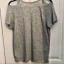 Grayson Threads  gray tee with cut out shoulders Photo 2