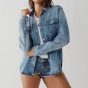 True Religion  Women's Blue Georgia Denim Shirt Photo 0