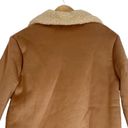 Tuckernuck  Stella Shearling Quarter Zip Front Pullover Jacket Size Medium Photo 6