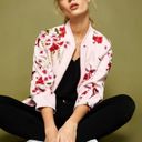 Ted Baker 💕 LONDON💕 Llelah Bomber Jacket Bird & Blossom Print Embroidered 6 NWT Photo 2