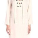 BCBGMAXAZRIA  Tonya Shift Dress Tunic Lace Up Size Small Women's Photo 0