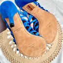 Givenchy  Blue Suede Caged Open Toe Heels in Size 37 Photo 4