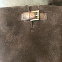 Ralph Lauren  McLeod Brown Leather Suede Riding Boot With Bridle Size 8.5B Photo 5