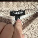 Torrid Cream Sherpa Pullover Sweater Photo 2