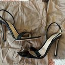 Gianvito Rossi  Ribbon Stiletto Heels in Black, never worn, size 6.5, leather Photo 5