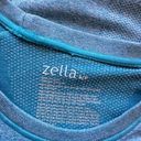 Zella  Long Athletic Top in Teal Photo 6