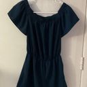 Bebop Navy Blue Off the Shoulder Romper Size M Photo 40