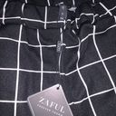 Zaful Black And White Checkered Pants Photo 2