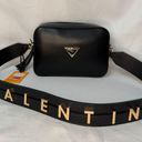 Mario Valentino Valentino By  Babete Tassel Black Leather Shoulder Bag NWT Photo 1