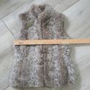 Banana Republic  Faux Fur Animal Print Vest Photo 11