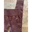 Gymshark New  Adapt Marl Seamless Leggings Size Small Archive Brown/Cherry Brown Photo 3