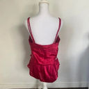 Victoria's Secret Vintage gold label Victoria secret deep red lace & satin set. Photo 4