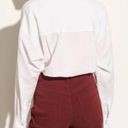 Vince  Utility Shirt Pockets Button Up Cream White NWT $285 XS Photo 2