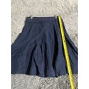 DKNY  Womens Linen Skirt Blue Denim Minimalist A Line 90's Y2K VTG Tiered Size 2 Photo 5