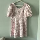 Tuckernuck  x Hyacinth House Pink Jacquard Empire Ella Mini Dress Photo 2