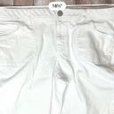 Lane Bryant Genius Fit White High Rise Cropped Capri Jeans sz 18 Photo 4