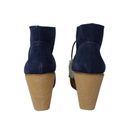 Gap NWT Navy  Suede & Shearling Gwen Ankle Boots Sz 9 Photo 2