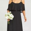 Show Me Your Mumu  Chiffon Wedding Formal Maxi Dress Black Size XXS NEW Photo 4