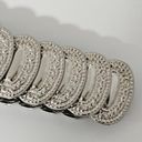 Silvertone Oval Concho Stretch Elastic Belt Size Small Photo 2