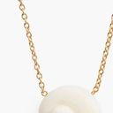 Madewell NWT  gold tone Resin Shell Pendant Necklace Photo 2