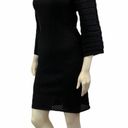 W By Worth  Women Black Casual Long Sleeve Dress Photo 2