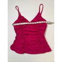 MiracleSuit  Magenta Ruched Swimwear Tankini Top Sz 14 Women Photo 5