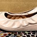 FitFlop  F-Pop Ballet Flats Slip On Almond Toe Casual Leather Beige Cream 40 9.5 Photo 2