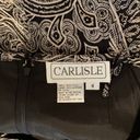 Carlisle  Paisley Silk Top size 4 EUC Photo 4