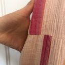 Marine layer cotton Sage Double Cloth Maxi Dress in pink stripe pocket XS Photo 10