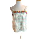 Honey Punch Honey‎ Punch Tassel and Stripe Tank Boho Beach Tassel Size Large Photo 3