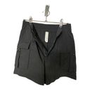 Halara  Cargo Shorts SMALL Black High Waist Flap Pocket Casual Elastic Comfort Photo 3