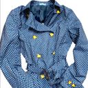 J. McLaughlin  blue tench jacket size small Photo 3