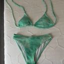 Green Tie Dye Bathing Suit Photo 0