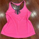 Avia Avía pink and gray cross back active tank size large Photo 3