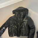 Boohoo  Black Puffer Coat Photo 0