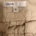 Vince  Khaki Pleated Front Bermuda Shorts Photo 3