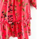 Cara Cara | Sip Sip Dress in Botanical Allover Coral | Sz XS Pink Photo 3