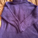 Aerie Purple Oversized Sweater Photo 0